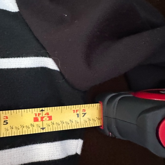Donna Ricco Black & White Stripe Mini Dress SZ P6 Short Sleeves Zipper I… - Picture 13 of 15